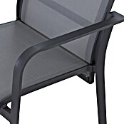 Siena Garden Stapelsessel Carlton (Ranotex-Gewebe, Stapelbar, Anthrazit, B x T x H: 60 x 63 x 113 cm) | BAUHAUS