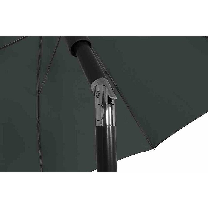 Siena Garden Marktschirm rund City Push (Anthrazit, Durchmesser Bespannung: 180 cm) | BAUHAUS