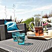 Allibert Loungemöbel-Set Monaco (4 -tlg., Kunststoffgeflecht, Polyester, Graphit) | BAUHAUS