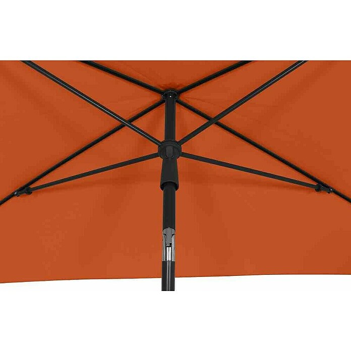 Siena Garden Marktschirm City Push (Terracotta, Bespannungsmaß (L x B): 140 x 210 cm) | BAUHAUS