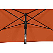Siena Garden Marktschirm City Push (Terracotta, Bespannungsmaß (L x B): 140 x 210 cm) | BAUHAUS