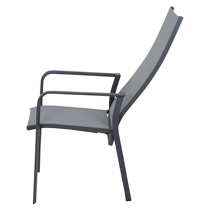 Siena Garden Stapelsessel Carlton (Ranotex-Gewebe, Stapelbar, Anthrazit, B x T x H: 60 x 63 x 113 cm) | BAUHAUS
