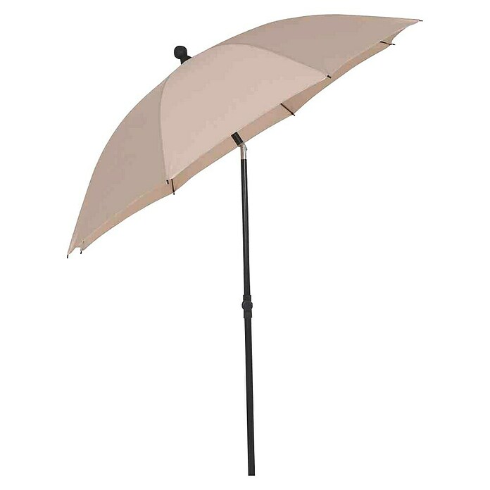 Siena Garden Marktschirm rund City Push (Natur, Durchmesser Bespannung: 180 cm) | BAUHAUS