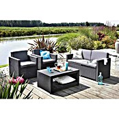 Allibert Loungemöbel-Set Monaco (4 -tlg., Graphit) | BAUHAUS