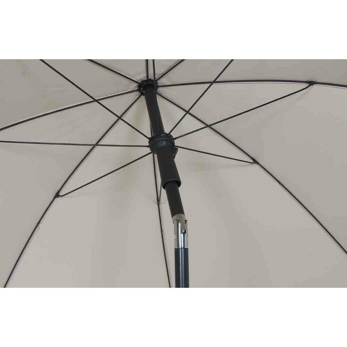 Siena Garden Marktschirm rund City Push (Natur, Durchmesser Bespannung: 180 cm) | BAUHAUS