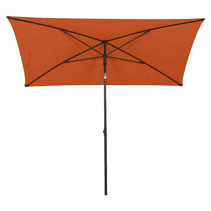 Siena Garden Marktschirm City Push (Terracotta, Bespannungsmaß (L x B): 140 x 210 cm) | BAUHAUS