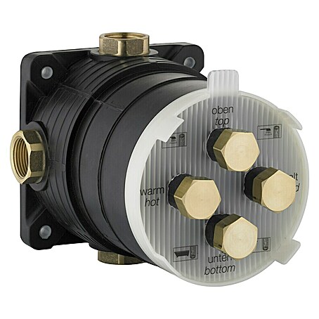 Kludi Unterputzsystem Flexx.Boxx (Einbautiefe: 80 mm - 110 mm, Schwarz)
