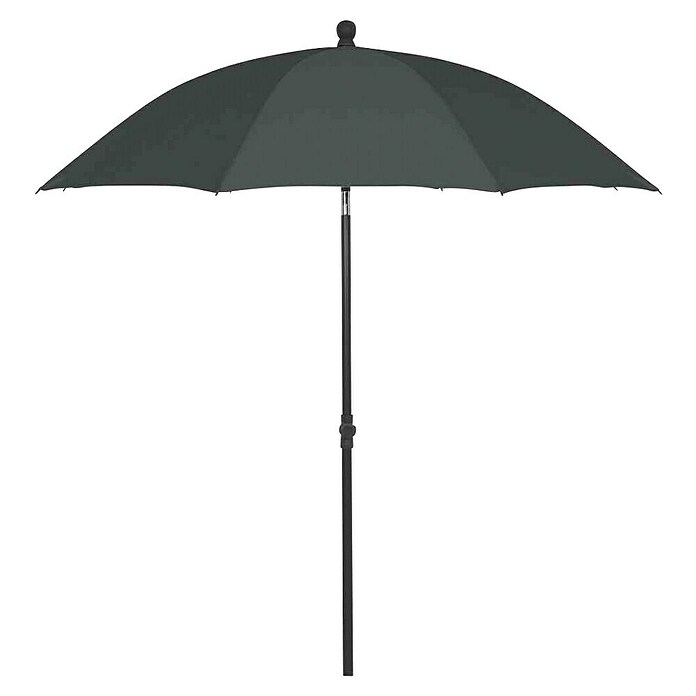 Siena Garden Marktschirm rund City Push (Anthrazit, Durchmesser Bespannung: 180 cm) | BAUHAUS
