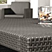 Allibert Loungemöbel-Set Monaco (4 -tlg., Kunststoffgeflecht, Polyester, Graphit) | BAUHAUS