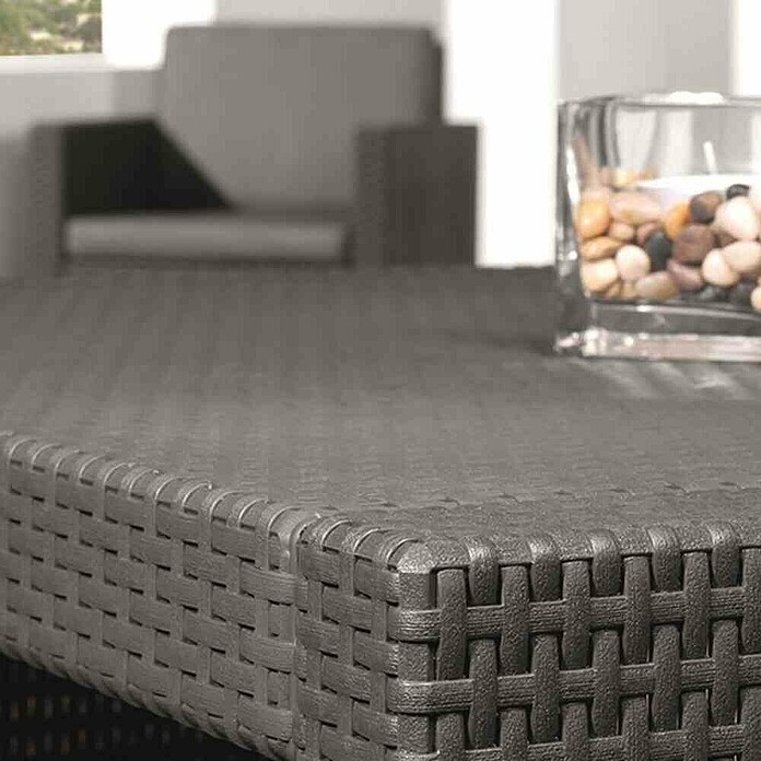 Allibert Loungemöbel-Set Monaco (4 -tlg., Graphit) | BAUHAUS