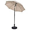 Siena Garden Marktschirm rund City Push (Natur, Durchmesser Bespannung: 180 cm) | BAUHAUS