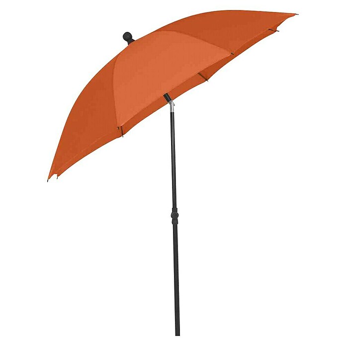 Siena Garden Marktschirm rund City Push (Terracotta, Durchmesser Bespannung: 180 cm) | BAUHAUS