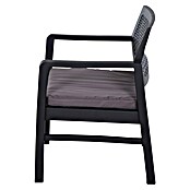 Progarden Gartenmöbel-Set Kraka (3 -tlg., 100% Polyester, 100% Polypropylen, Anthrazit) | BAUHAUS