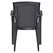 Progarden Stapelstuhl Eden (Stapelbar, Anthrazit, B x T x H: 54 x 46 x 91 cm) | BAUHAUS