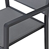 Siena Garden Stapelsessel Leeds (Ranotex-Gewebe, Stapelbar, Anthrazit, B x T x H: 58 x 54 x 88 cm) | BAUHAUS