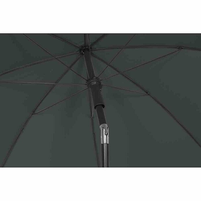 Siena Garden Marktschirm rund City Push (Anthrazit, Durchmesser Bespannung: 180 cm) | BAUHAUS