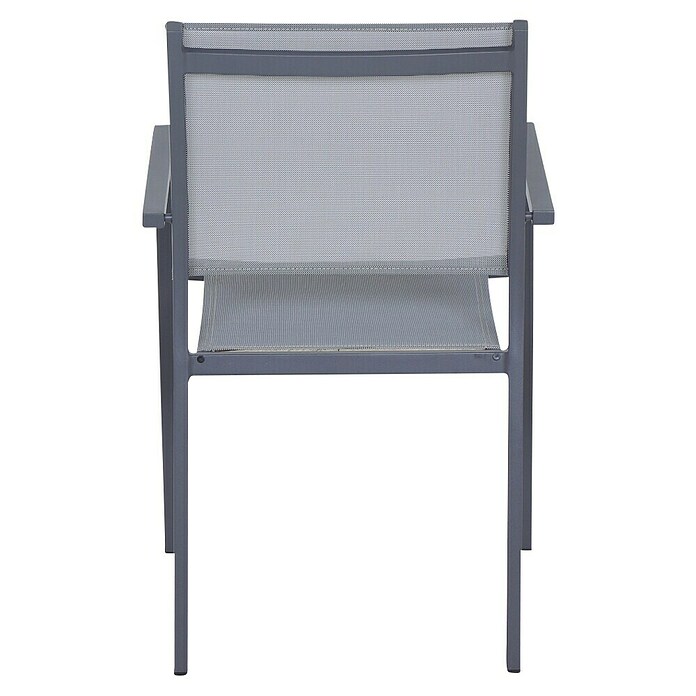 Siena Garden Stapelsessel Leeds (Ranotex-Gewebe, Stapelbar, Anthrazit, B x T x H: 58 x 54 x 88 cm) | BAUHAUS