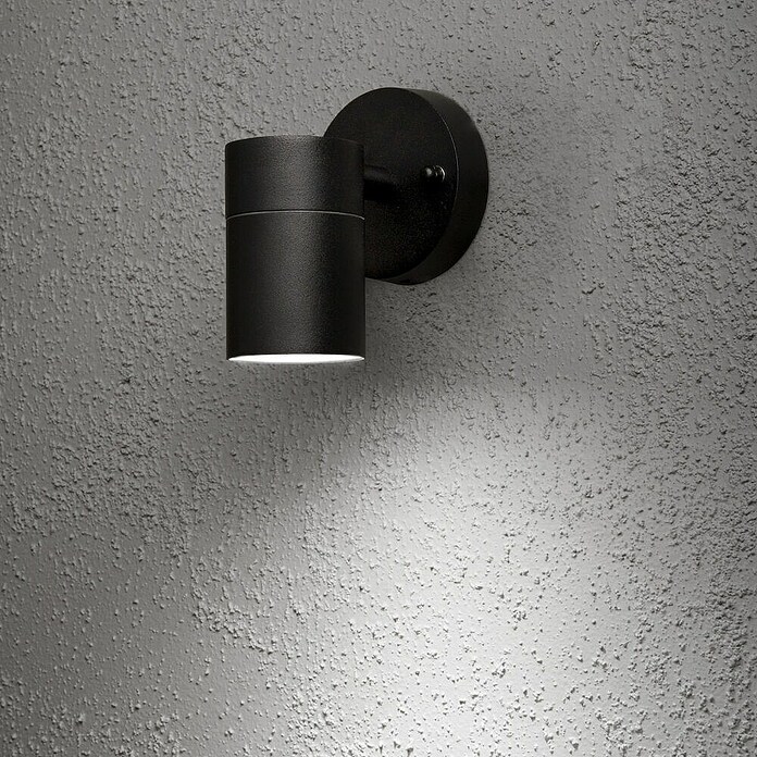 Konstsmide Wandlamp Modena Down (35 W, l x b x h: 11,5 x 9,5 x 13,5 cm, Zwart, GU10) | BAUHAUS