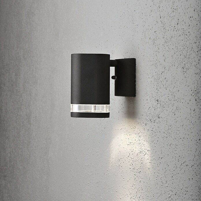 Konstsmide Wandlamp Modena Single (35 W, l x b x h: 14,5 x 8,5 x 13 cm, Zwart, GU10) | BAUHAUS