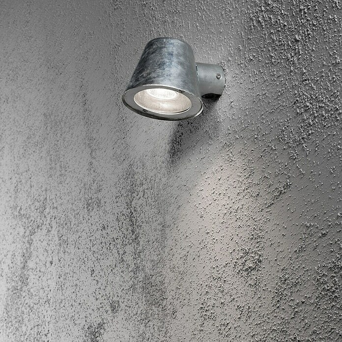 Konstsmide Wandlamp voor buiten Trieste (35 W, Grijs, GU10) | BAUHAUS