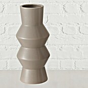 Vase Sybil (Ø x H: 13 x 30 cm, Keramik, Zackig, Beige) | BAUHAUS