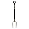 Fiskars Ergonomic Dunggabel (Arbeitsbreite: 22 cm, Anzahl Zinken: 4, Ergonomischer Stiel) | BAUHAUS