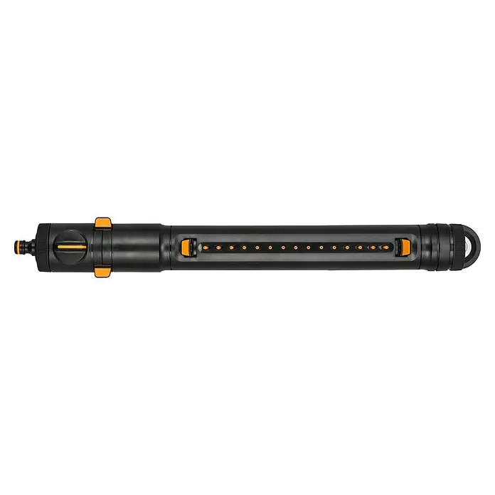 Fiskars X-series Ersatzteil-Set - Max. Regnerfläche: 300 m² - Schwarzer Gartensprenger mit orangefarbenen Akzenten und regulierbaren Düsen für eine gleichmäßige Bewässerung.