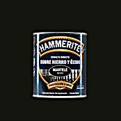 Hammerite Esmalte para metal Hierro y óxido (Negro, 250 ml, Martelé)