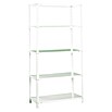 Simonrack Comfort Estantería metálica Plus 5/300 (L x An x Al: 30 x 100 x 200 cm, Capacidad de carga: 100 kg/balda, Número de baldas: 5 ud., Blanco)