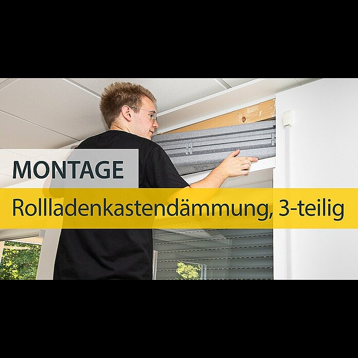 Schellenberg Rollladenkasten-Dämmmatte (1.000 x 500 x 25 mm