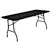 Mesa de jardín Alan (L x An x Al: 180 x 75 x 74 cm, Acero/HDPE, Negro) | BAUHAUS