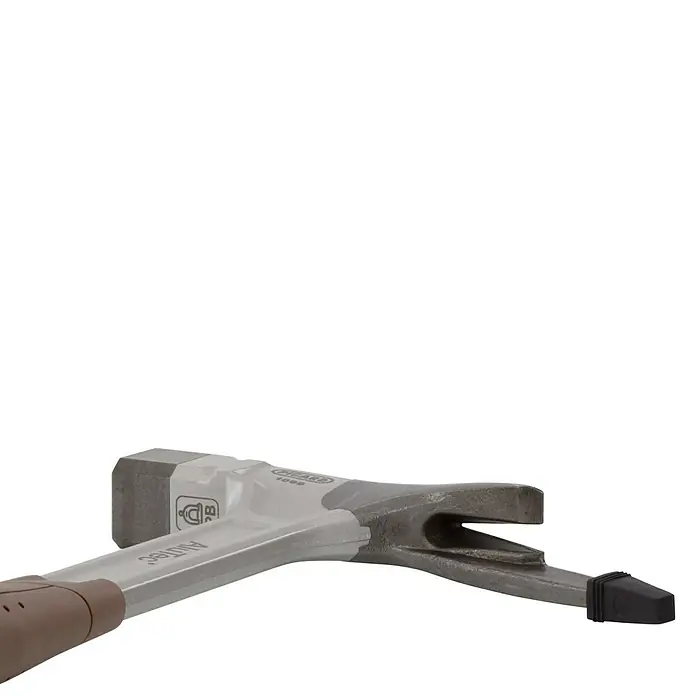 Picard Latthammer AluTec® - Gewicht Kopf: 750 g, Aluminium - Nahaufnahme des Picard Alltec 1000-Hammers, der sich durch seine robuste Bauweise und sein vielseitiges Design für Profis auszeichnet.