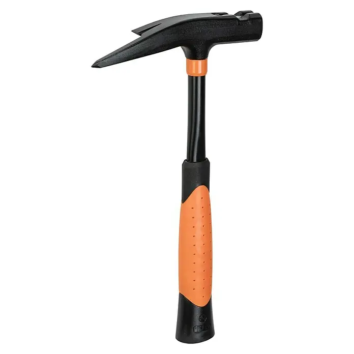 Picard Latthammer BlackGiant® - Gewicht Kopf: 600 g, Spezialstahl - Ein schwarzer und orangefarbener Schlosserhammer. Ideal für Bauarbeiten, das Setzen von Nägeln und viele weitere Aufgaben.