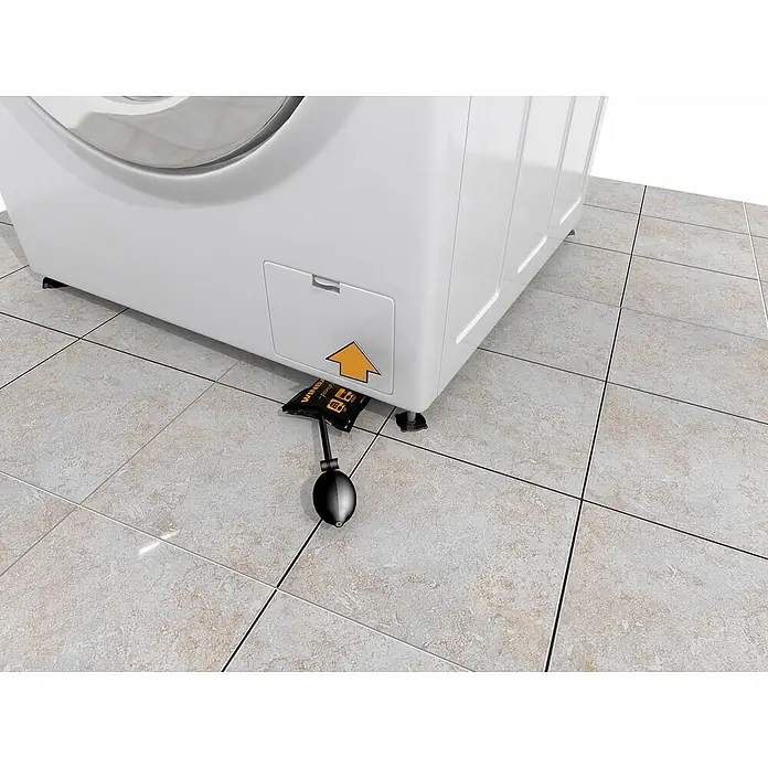 Montagekissen Winbag Mini - Traglast: 70 kg - Hebehilfe unter einer Waschmaschine zum einfachen Anheben der Waschmaschine bei Reparatur oder Installation.