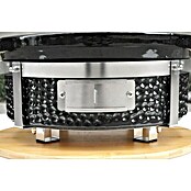 Kingstone Holzkohlegrill Kamado Tischgrill (Durchmesser Grillfläche: 29,5 cm, Schwarz) | BAUHAUS