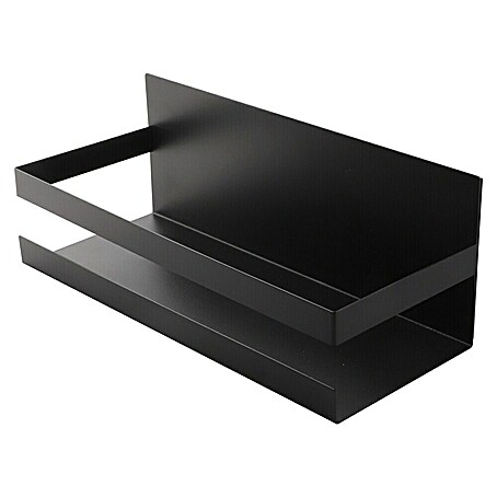Kingstone Gewürzregal (L x B x H: 30 x 12 x 11 cm, Metall, Schwarz)