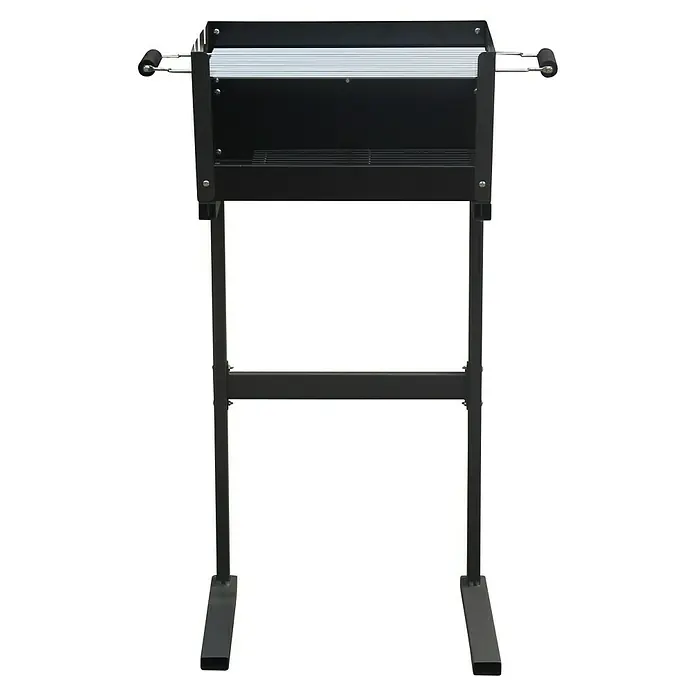 Grillstar Holzkohlegrill BBQ Box - Grillfläche (B x T): 37 x 23 cm, Schwarz - Grillgerät mit stabiler Rahmenkonstruktion. Ideal für Grillabende im Freien.