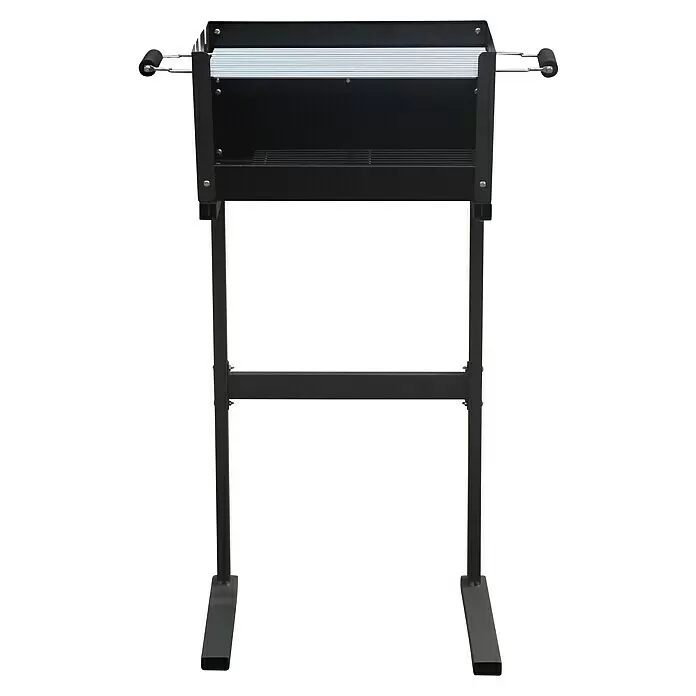 Grillstar Holzkohlegrill BBQ BoxGrillfläche (B x T): 37 x 23 cm, Schwarz