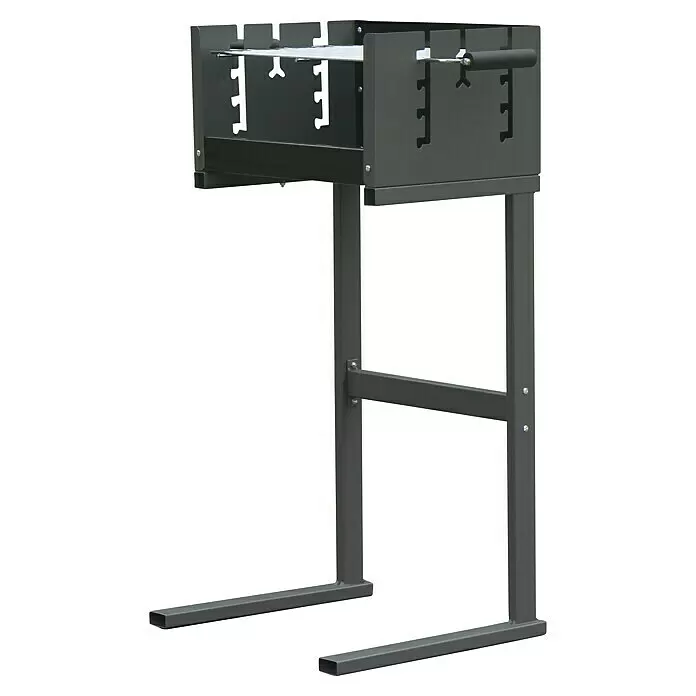 Grillstar Holzkohlegrill BBQ BoxGrillfläche (B x T): 37 x 23 cm, Schwarz