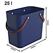 Rotho Albula Tasche Multibag Classic (25 l, Dunkelblau, Kunststoff) | BAUHAUS