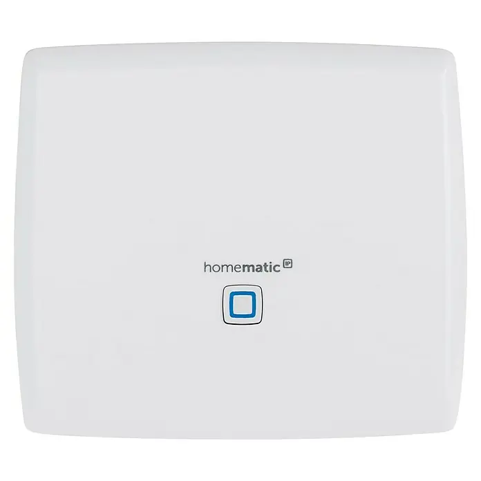 Homematic IP Centro de control CCU3 - Blanco, L x An x Al: 35 x 119 x 136 mm - Unidad central Homematic IP para la domótica. Control inteligente y conexión en red de dispositivos para un hogar inteligente.