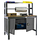 Simonrack Simonwork Werkbank BT4 Cabinet 900 (L x B: 76 x 91 cm, Arbeitshöhe: 144,5 cm, Belastbarkeit: 475 kg, Grau) | BAUHAUS