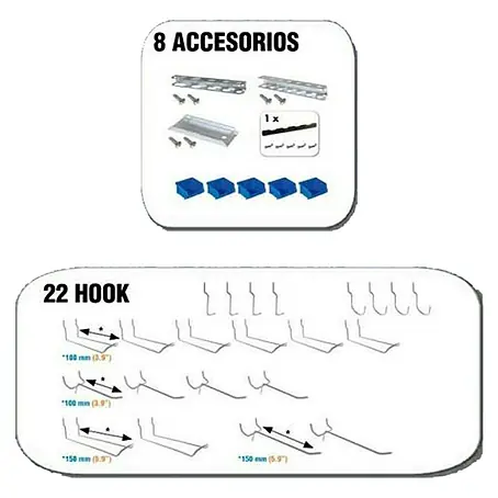 Simonrack Simonwork Kit de accesorios