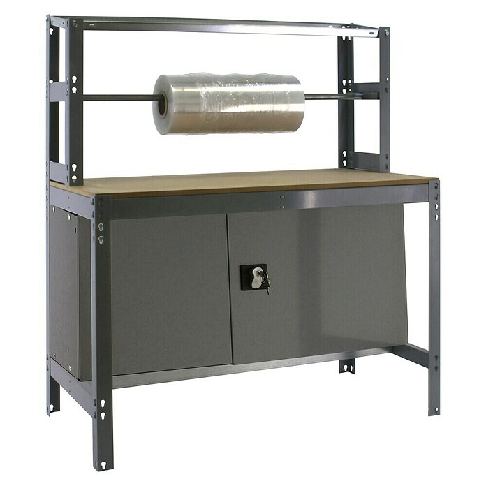 Simonrack Simonwork Werkbank BT4 Cabinet 900 (L x B: 76 x 91 cm, Arbeitshöhe: 144,5 cm, Belastbarkeit: 475 kg, Grau) | BAUHAUS