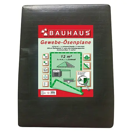 BAUHAUS Gewebe-Ösenplane