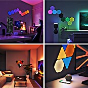 Nanoleaf Starterkit Shapes Hexagons Ultra black 9 Panels (9 Stk., 42 W, Schwarz, RGBW, Hexagons) | BAUHAUS