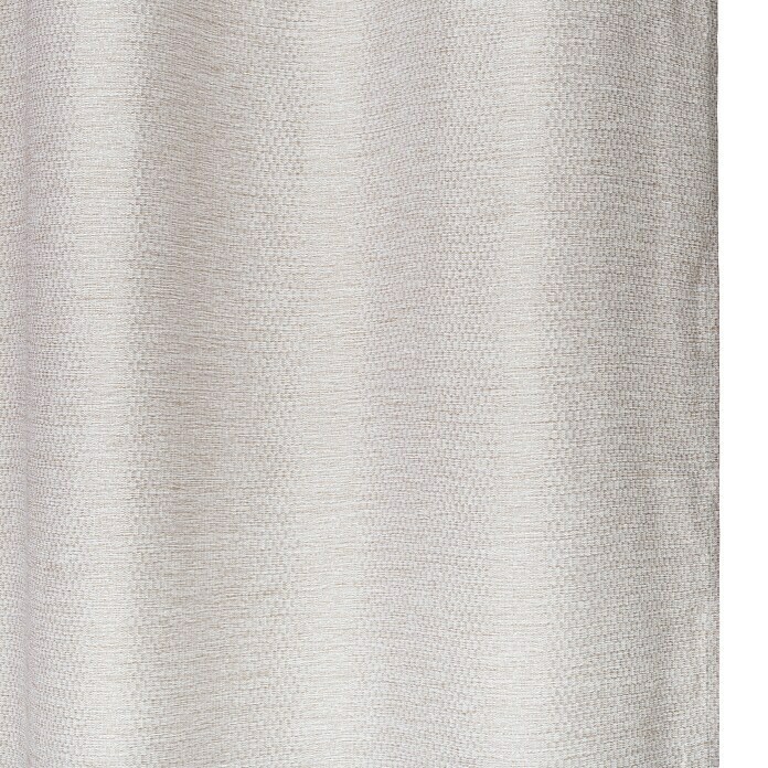 Cortina con ollaos Amanda (140 x 250 cm, 100% poliéster, Blanco)