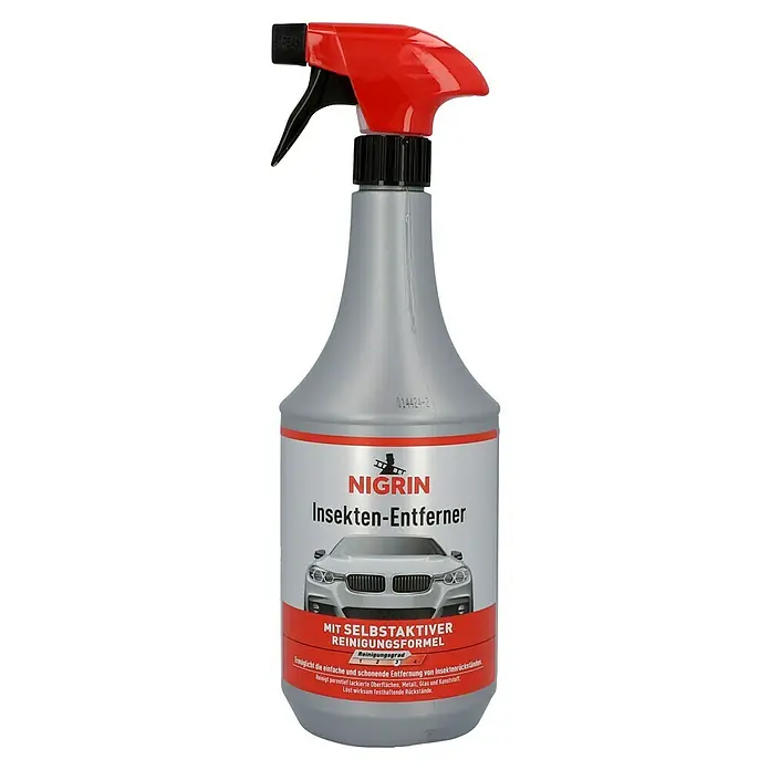 Nigrin Insektenentferner - 1 l - Nigrin Insektenentferner Sprühflasche mit rotem Sprühkopf.