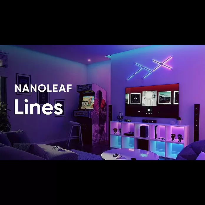 Nanoleaf Erweiterungskit Lines 60 Degrees 3 Lines - 3 Stk., Weiß, RGBW - Nanoleaf Lines 60 Degrees | Color Outside the Lines