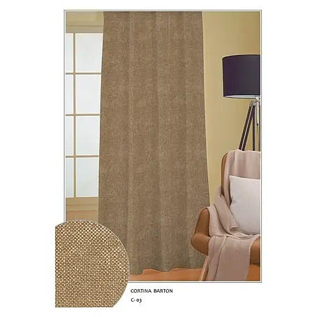 Cortina con ollaos Barton